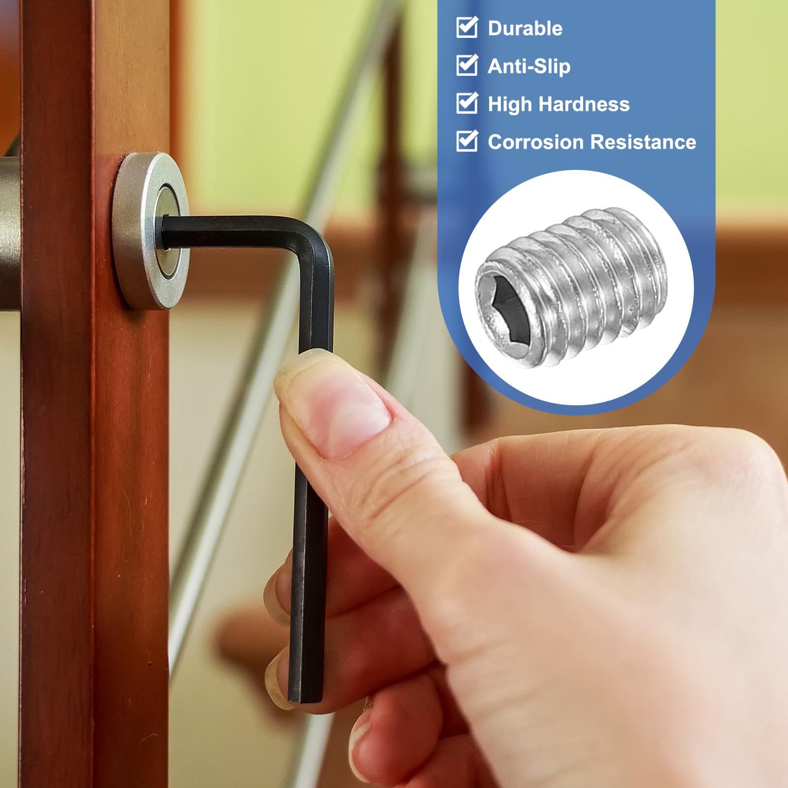 PATIKIL 100 Pcs Hex Socket Grub Screw - Image 4