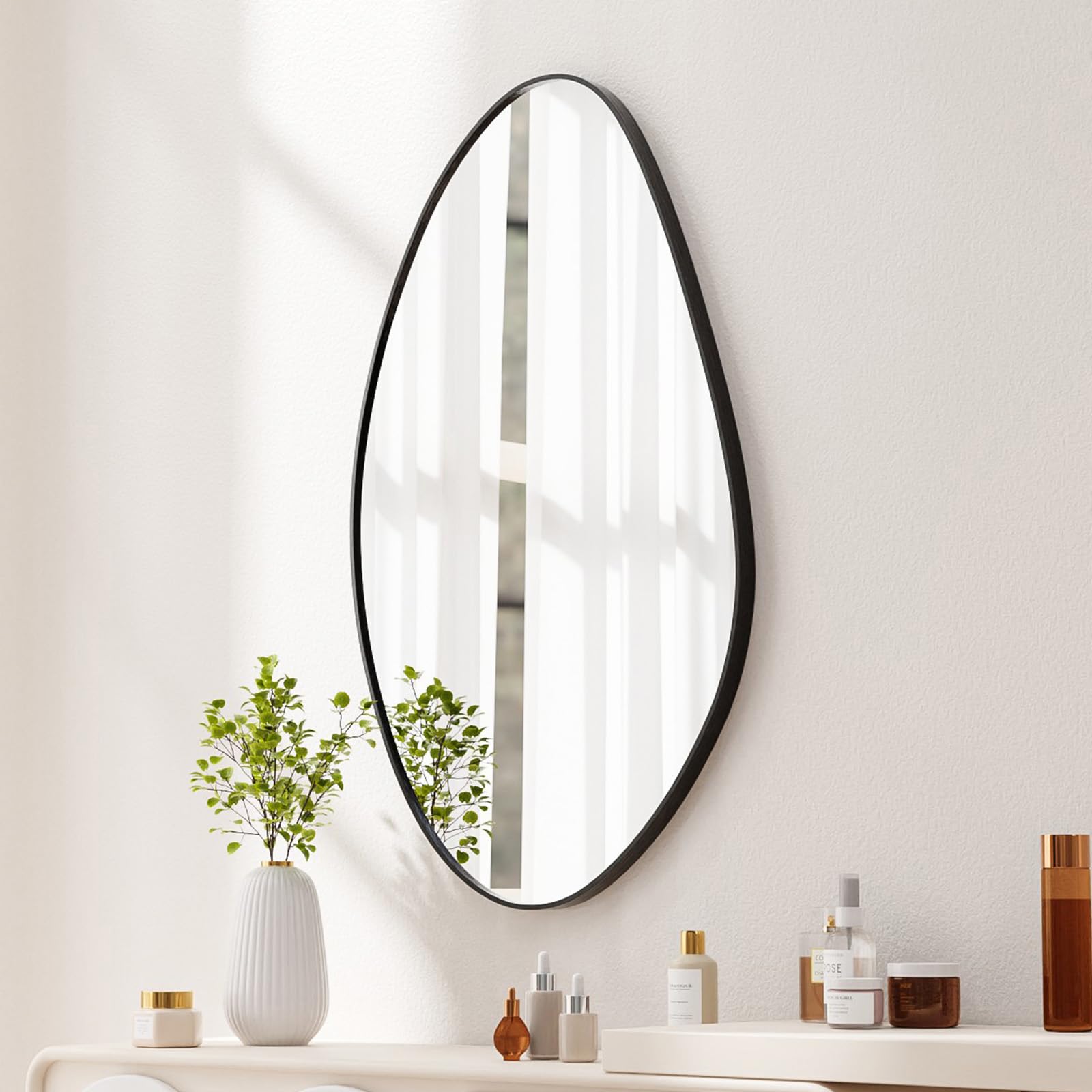 Amazon.com: SANHUAMAO Irregular Wall Mirror Asymmetrical