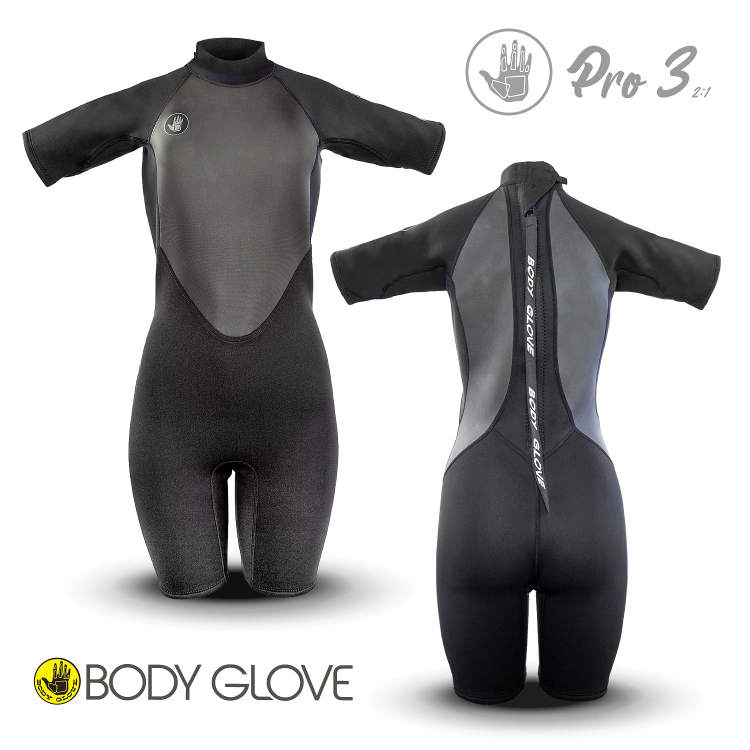 レディス ジャージ　サーフィン　BODYGLOVE ブラック 24-25 BODYGLOVE FUSION SERIES TBW-133 / ボディーグローブ