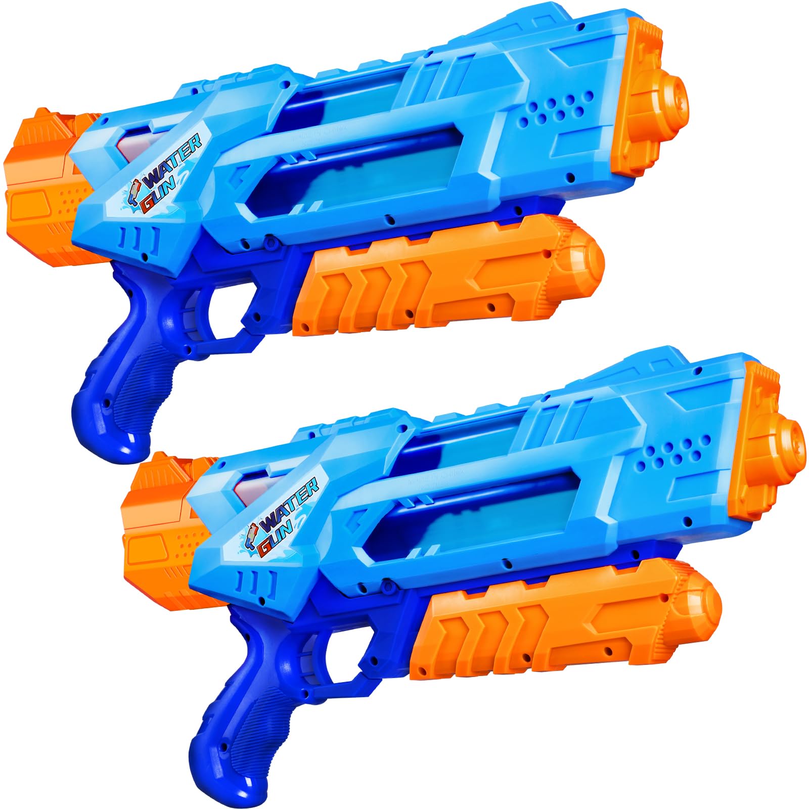 Quanquer 1200 ml Wasserpistole 2er-Pack 10 m Reichweite für Erwachsene Kinder
