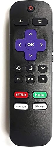 Mando a distancia original de Amaz247 Hisense Roku TV para todos los televisores integrados Hisense Roku (no para otros televisores Roku! No para