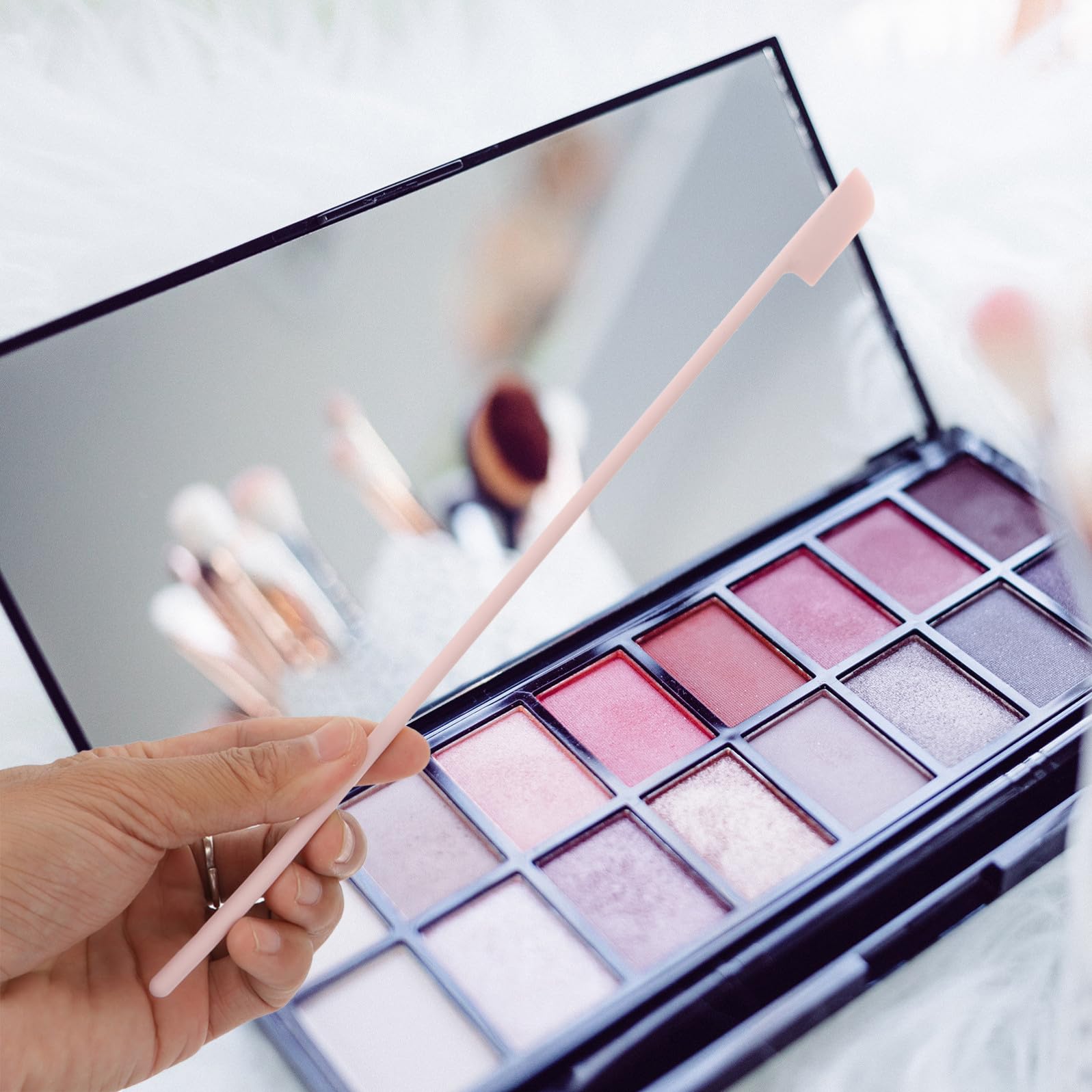 FRCOLOR 27 Piezas Espátula de silicona 9 piezas aplicador de espátula de maquillaje licuadora loción raspador de silicona cosmética cosmético Herramientas de maquillaje