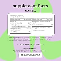 Vista 4 de Lemme Matcha Superfood Energy Gummies with Organic Matcha Green Tea, Vitamin B12 and Antioxidant CoQ10 to Support Cellular Energy, Metabolism &