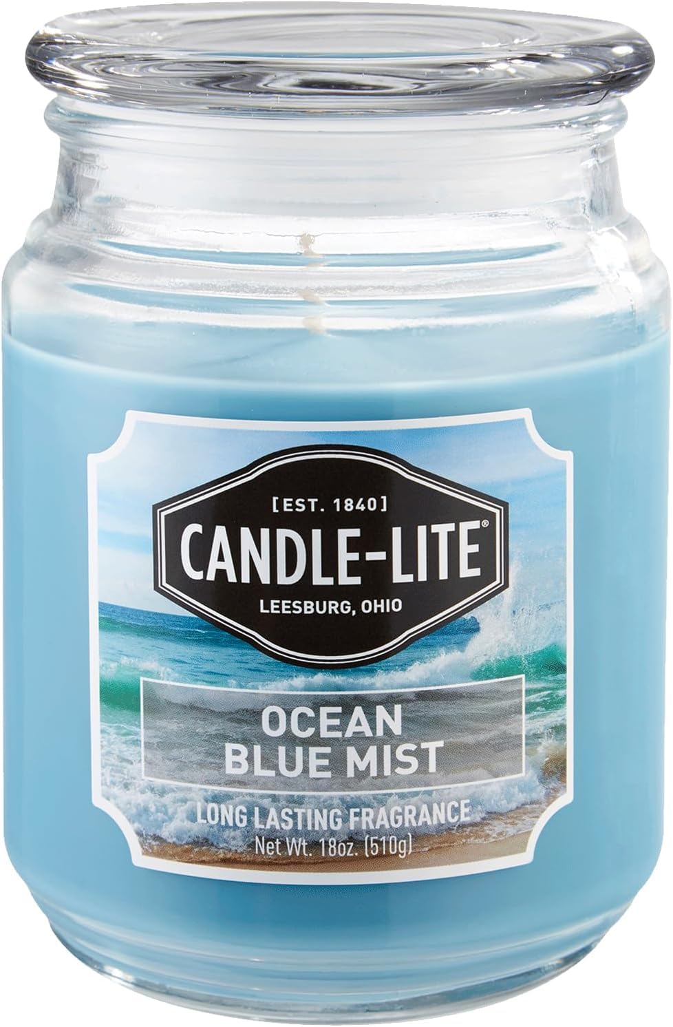 Candle-lite Ocean Blue Mist Candle, 18 oz