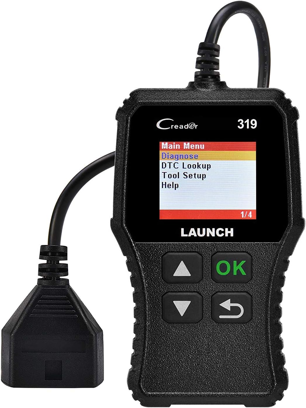 Launch Roll over image to zoom in OBD2 Scanner CR319 Scan Tool Universal Automotive Engine Fault Code Reader Checks O2 Sensor and EVAP Systems, Supports Mode6