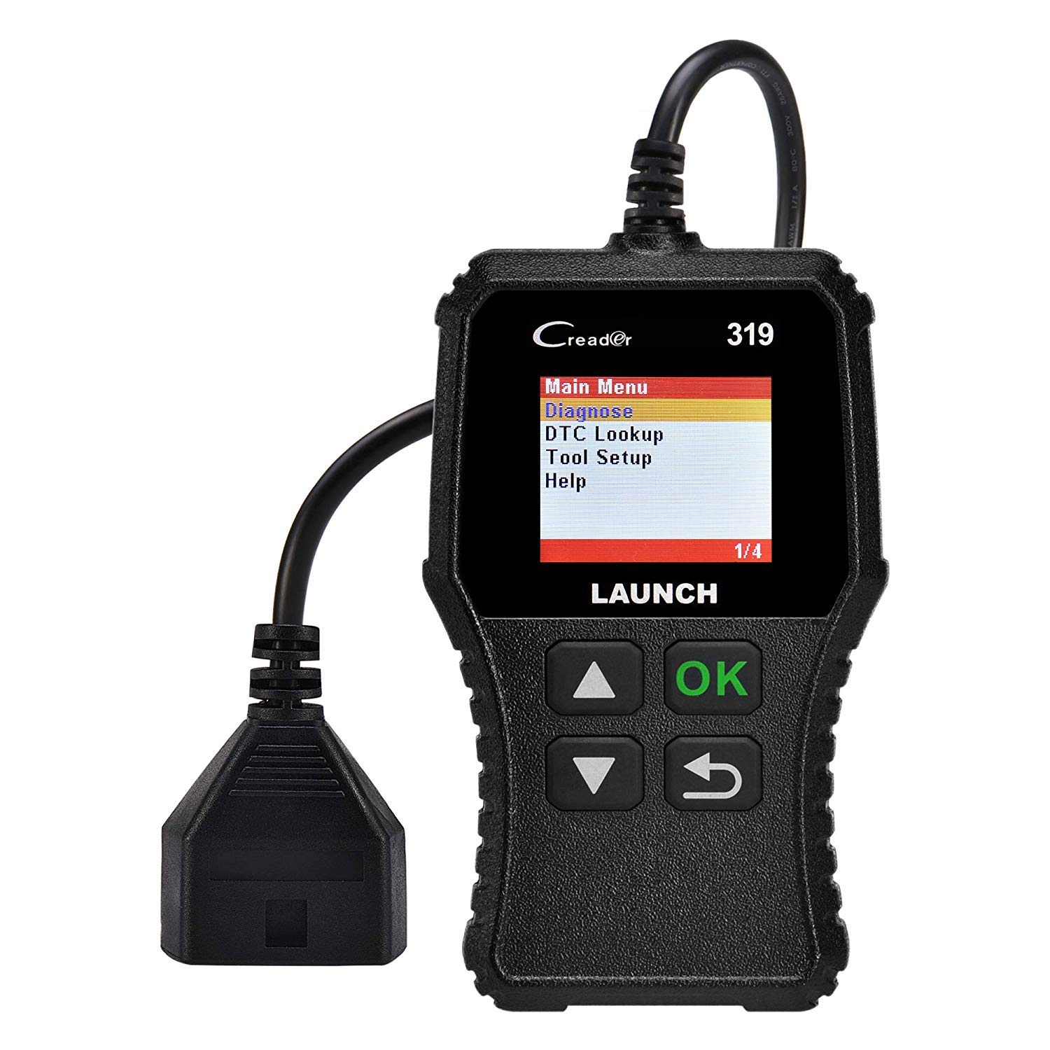 Launch Tech USA OBD2 Scanner CR319 Scan Tool Universal Automotive ...