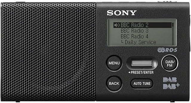 Sony XDR-P1DBP Pocket DAB/DAB+ Radio - Black