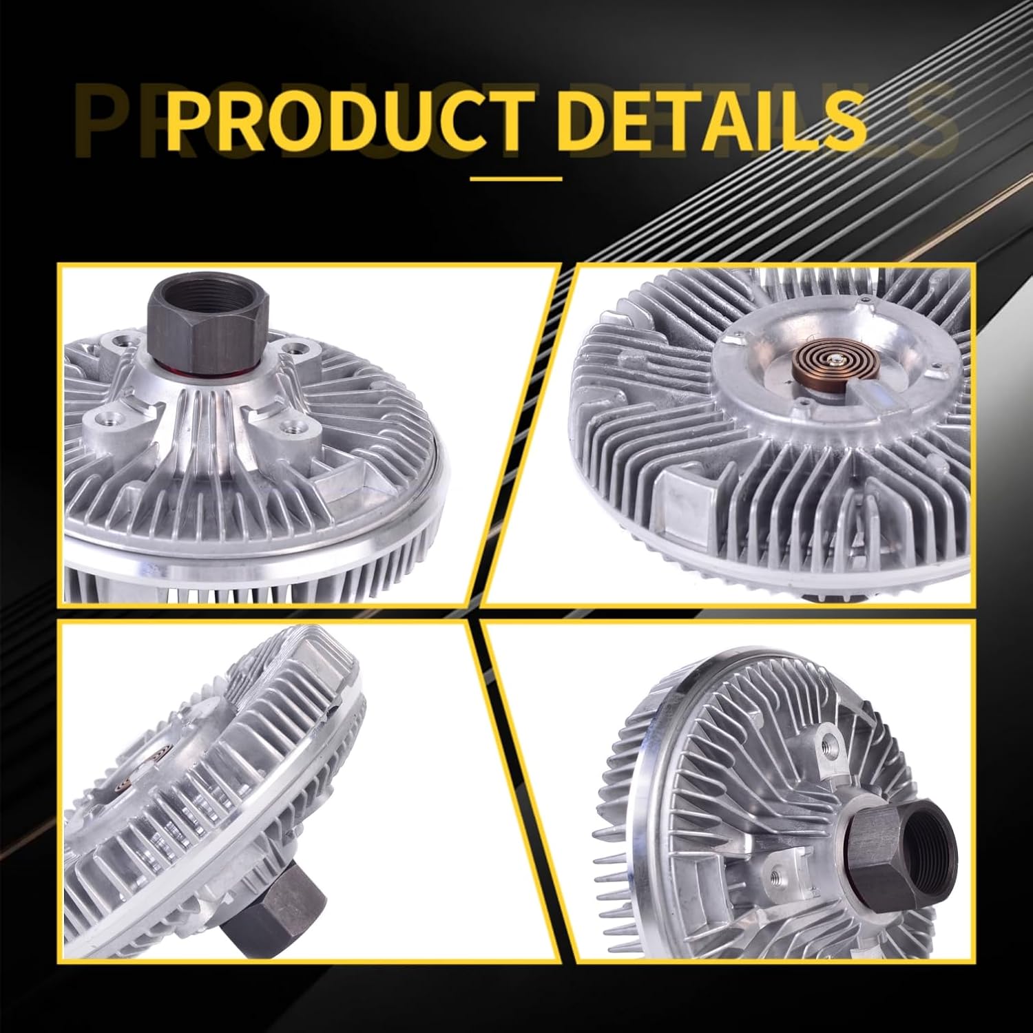 Engine Cooling Fan Clutch for Ford E-150 E-250 E-350 Econoline Club Wagon 98-03, Explorer Ranger 91-97, Mazda B4000 94-97, Navajo 91-94 V6 3.0L 4.0L 4.2L 5.4L V8 5.4L 2793 6L5Z8A616BA