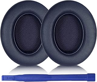 Aiivioll Replacement Earpads Ear Cushions Pads Muffs Compatible with Beats by Dr.Dre Studio 2 Studio 3 B0500 B0501 Wired Wireless Over-Ear Headphones (Dark blue)