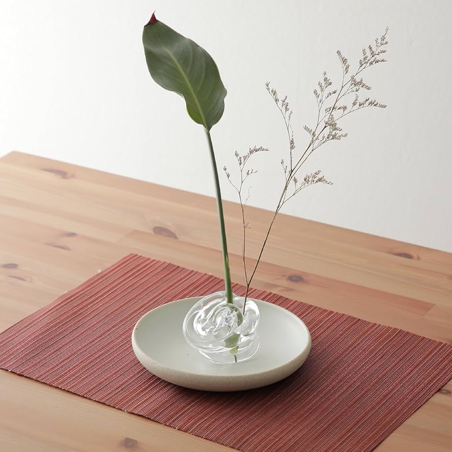 伊藤泰三さん花瓶剣山セット 剣山 伊藤泰三作 ガラスの剣山 花留め 花止め 日本製 SUN GLASS