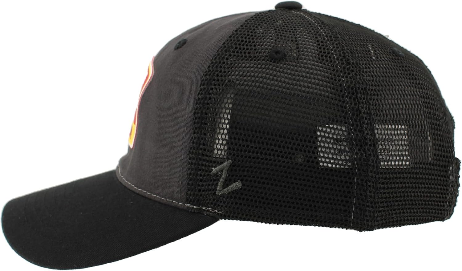USC Trojans NCAA Officially Licensed Hat University Patch Switchback Charcoal Black - Image 3