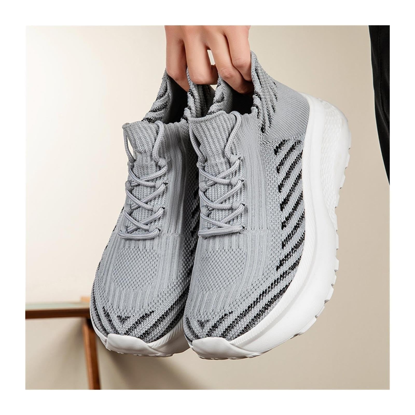 Zapatillas Plataforma Unisex Altura Malla Transpirable Zapatos Casual