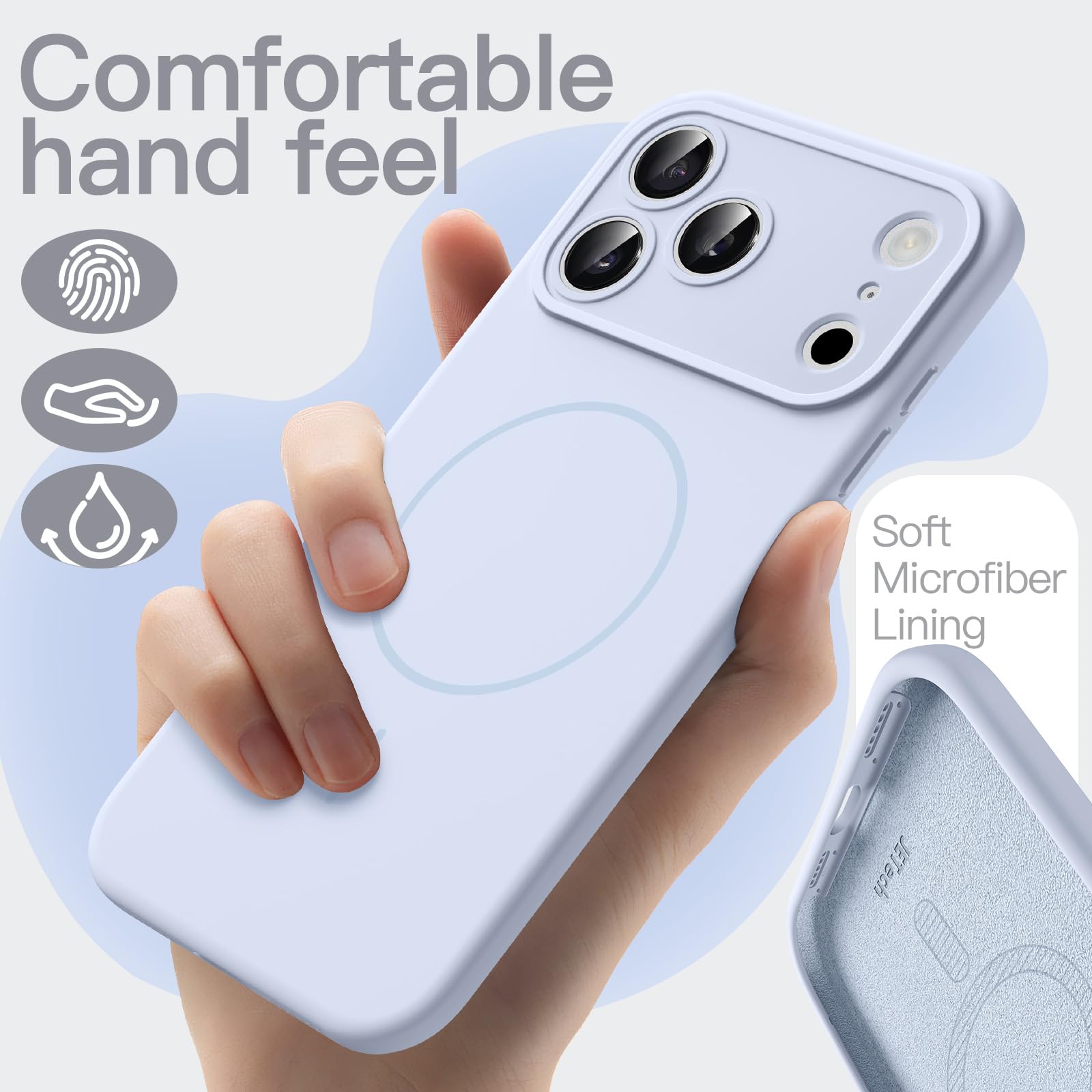 Amazon.co.jp: JETech iPhone 17 Pro 6.3インチ用 マグネットシリコン