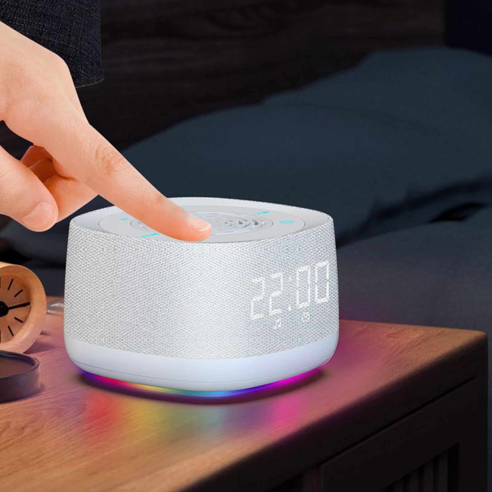 Macchina Per Rumore Bianco Dispositivo Senza Fili Per Il Sonno | Per Meglio Dormiveglia Genitori In Viaggio Studio Camera Da Casa Appartamento Meditazione Yoga Lavoro Intenso