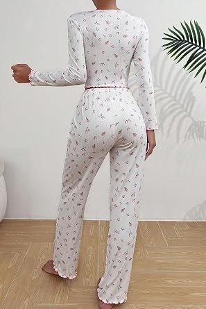 Merry See Baskılı Özel Kumaş Pijama Takımı