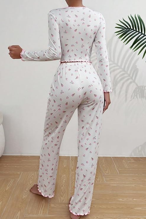 Merry See Baskılı Özel Kumaş Pijama Takımı