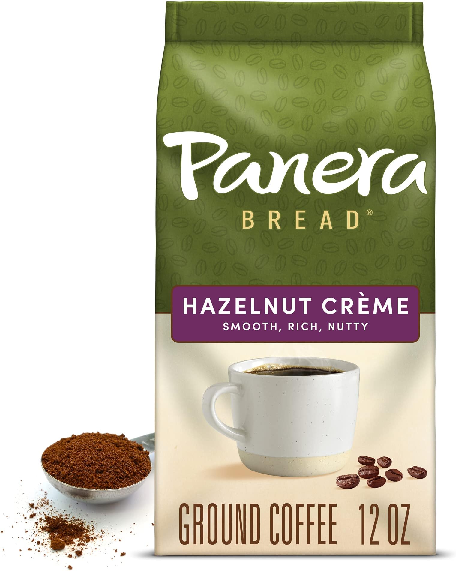 Panera Hazelnut Crème, Ground Coffee, Flavored Coffee, Bagged 12oz.