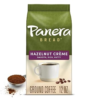 Panera Hazelnut Creme, Ground Coffee, Flavored Coffee, Bagged 12oz.