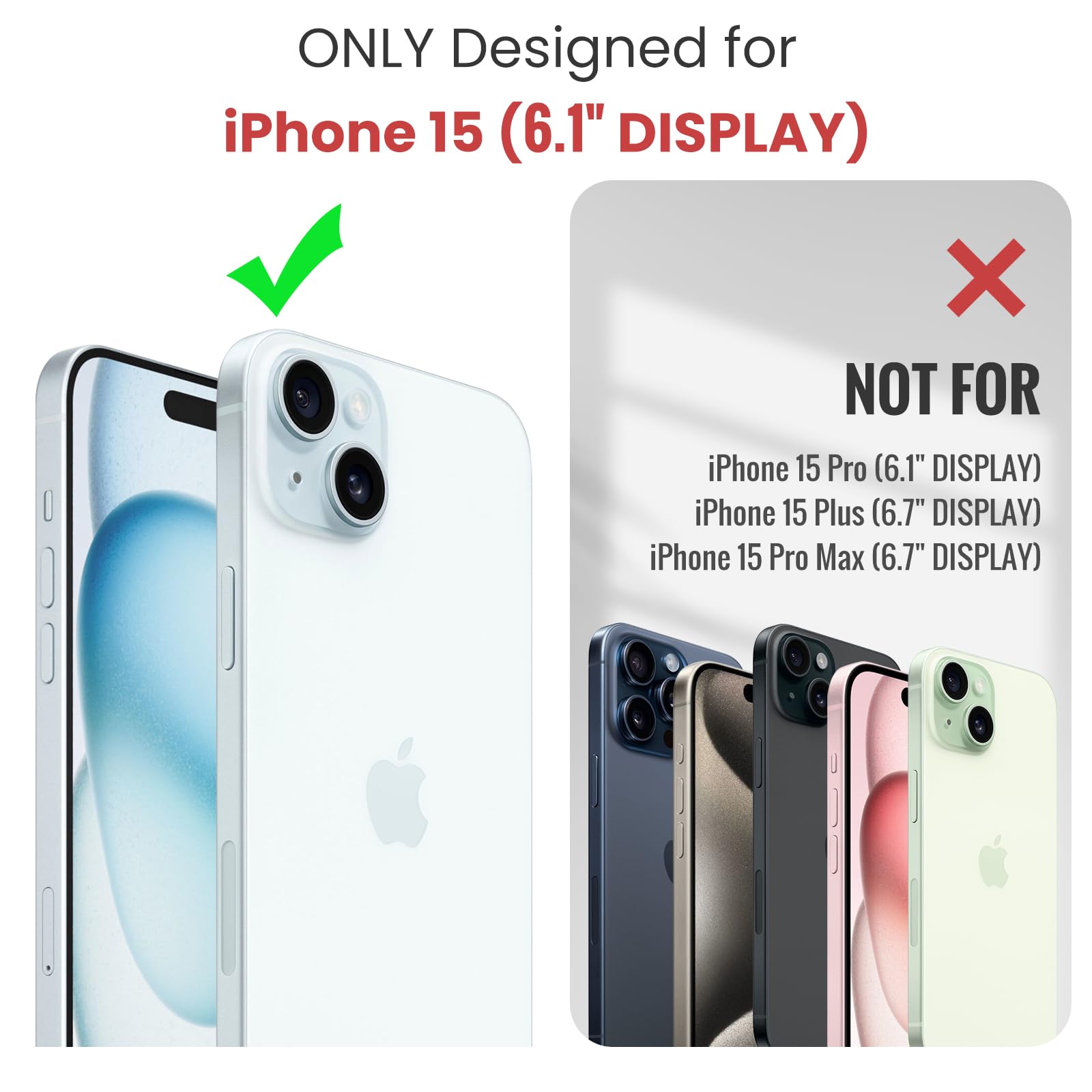 Strapurs Crossbody for iPhone 15 Case Wallet?RFID Blocking?with 7-Card Holder Zipper Bills Slot, Soft PU Leather Magnetic Flip Folio Wristlet Shoulder Strap for iPhone 15 Wallet Case for Women, Black