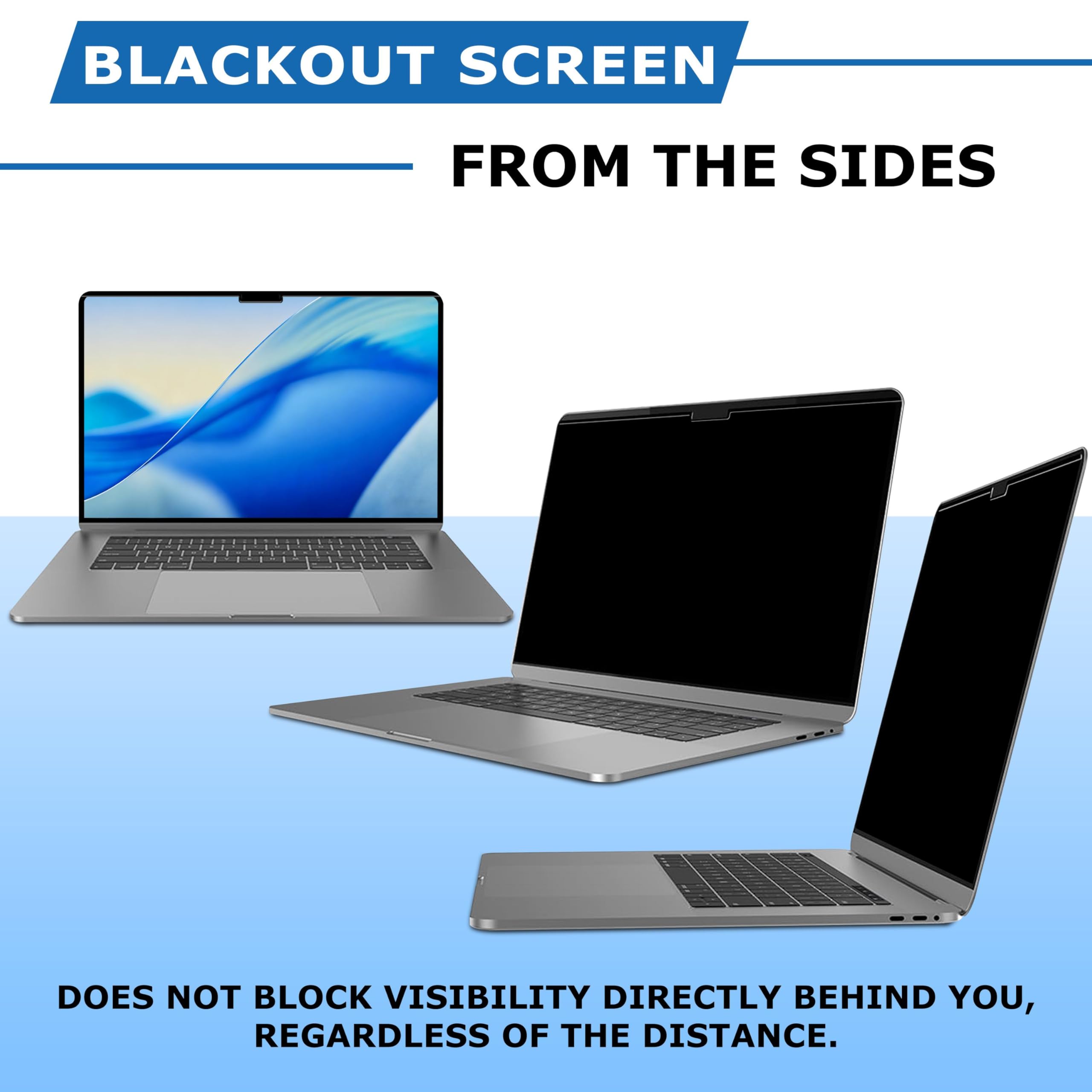 Schermo privacy magnetico per MacBook Pro 14 pollici (2021-2025, M1, M2, M3, M4, M5, Pro, Max), filtro privacy rimovibile per laptop e protezione anti abbagliamento della luce blu