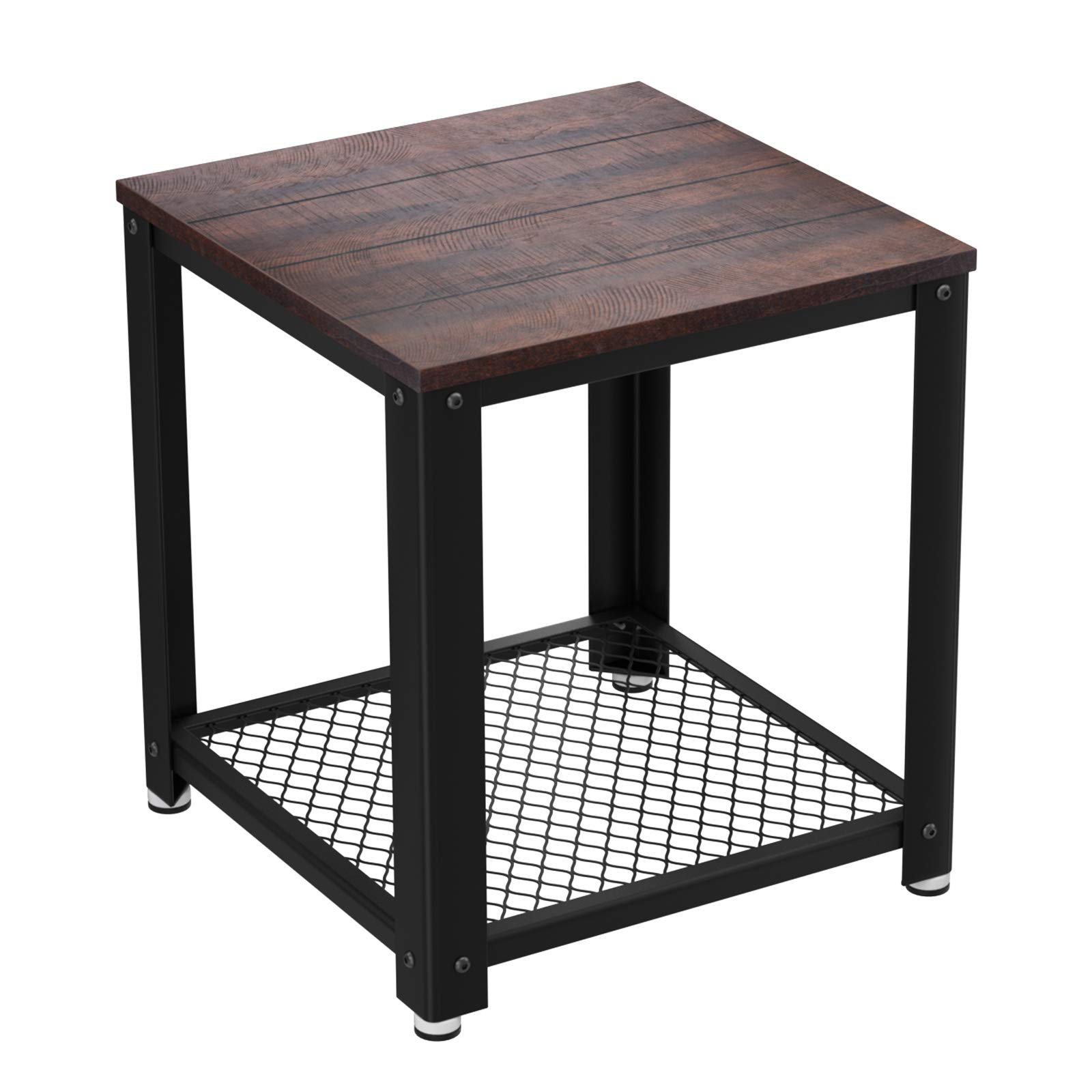 Buy VASAGLE Side Table, 2Tier Nightstand, End Table with Mesh Shelf