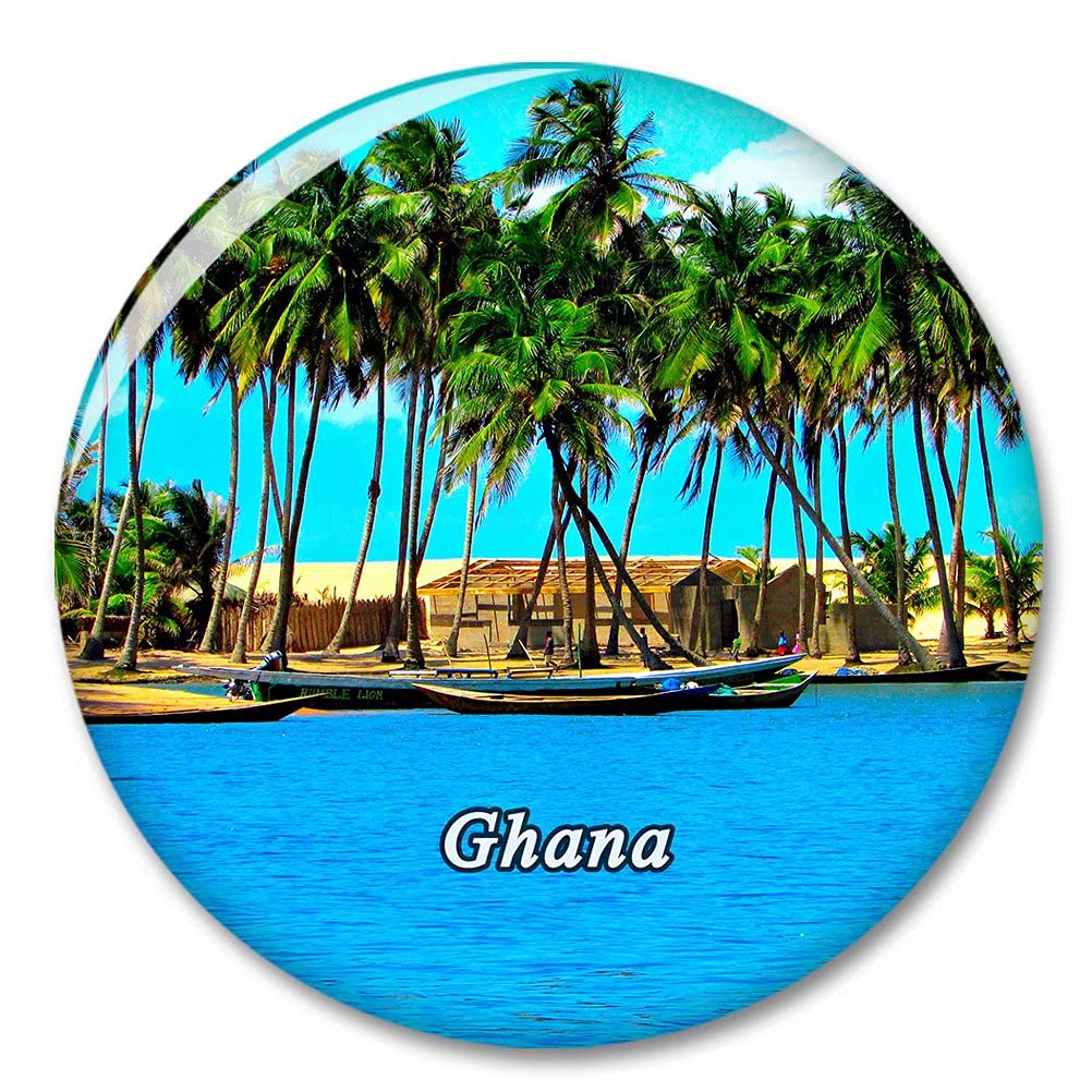 Kxrsm Bxtkpq-Ghana-2611 Ghana Fridge Magnet Decorative Magnet Bottle Opener Tourist City Travel Souvenir Collection Gift Strong Refrigerator Sticker