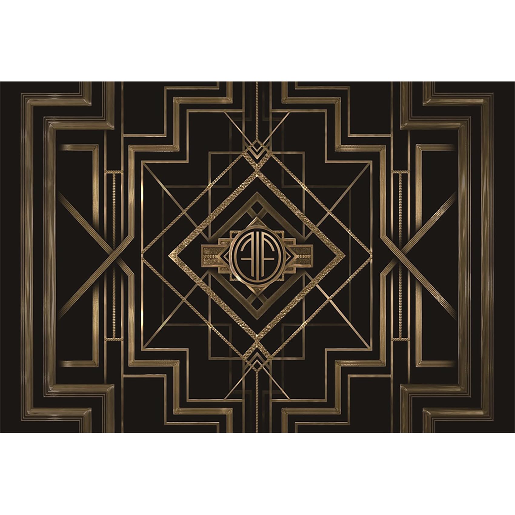 Baocicco 12x10ft Theme Backdrops for Photography Black and Golden Retro Texture Background Luxury Party Crazy Carnival Happy Birthday Party Portrait