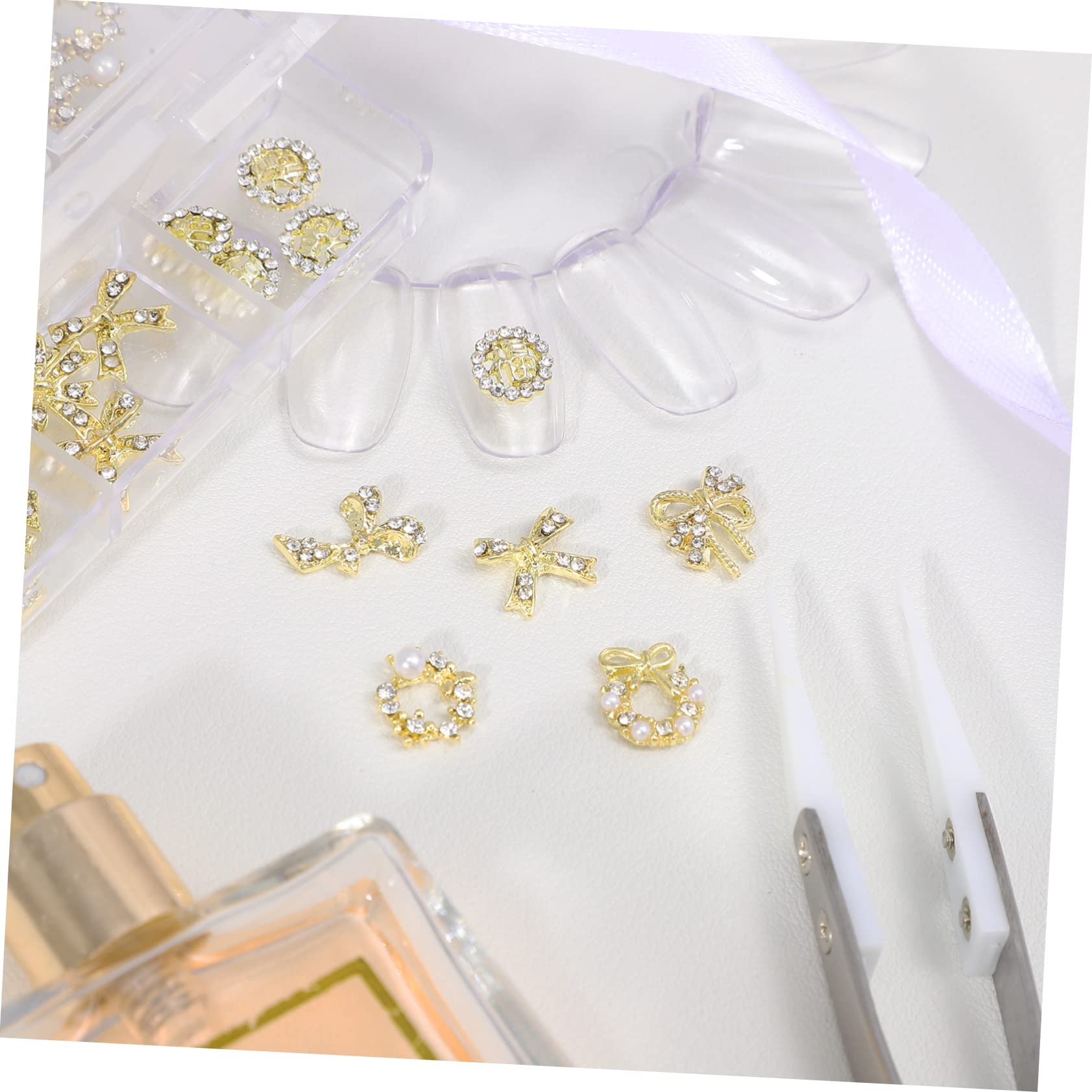minkissy 5 Set Di Ciondoli Per Unghie in Metallo Set Di Accessori Per Manicure Art Decorazioni Per Unghie 30 Pezzi * 5