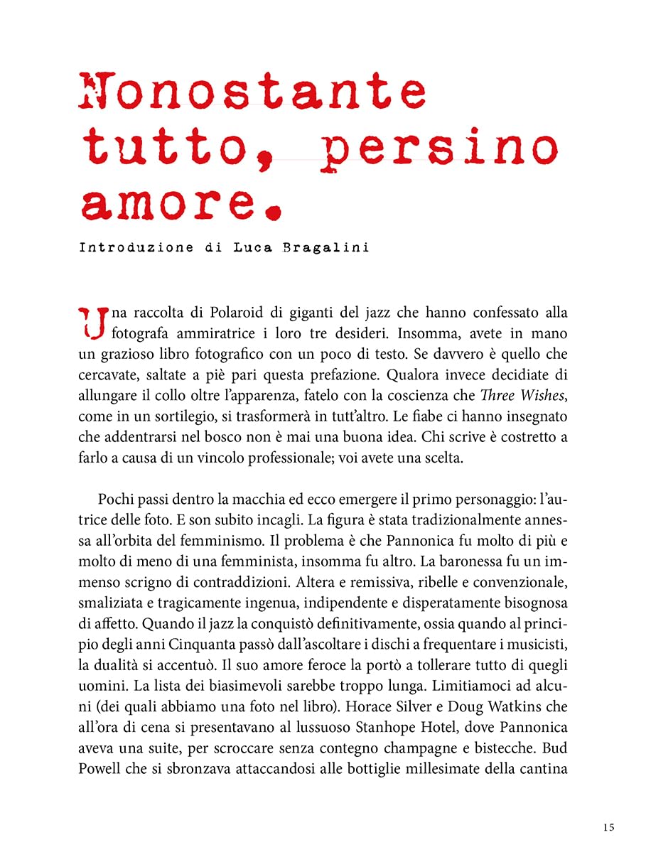 I musicisti di jazz e i loro tre desideri