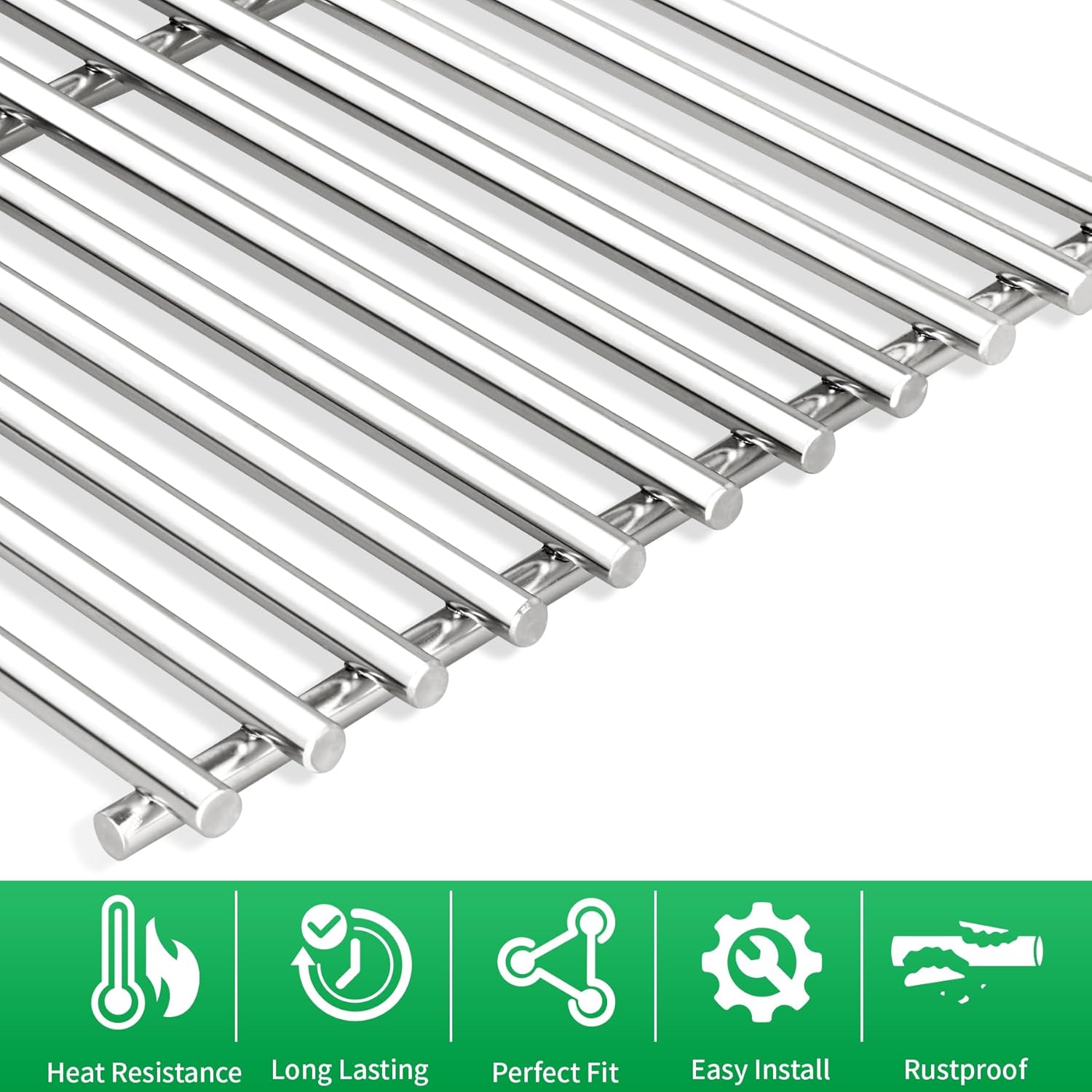 Charleston Grill Grates for Pit Boss 1020 PB1020NX Cooking Grid Replacement Parts Pitboss Stainless Steel Pellet Grill Combo Smoker Accessories BBQ Grilling Rack