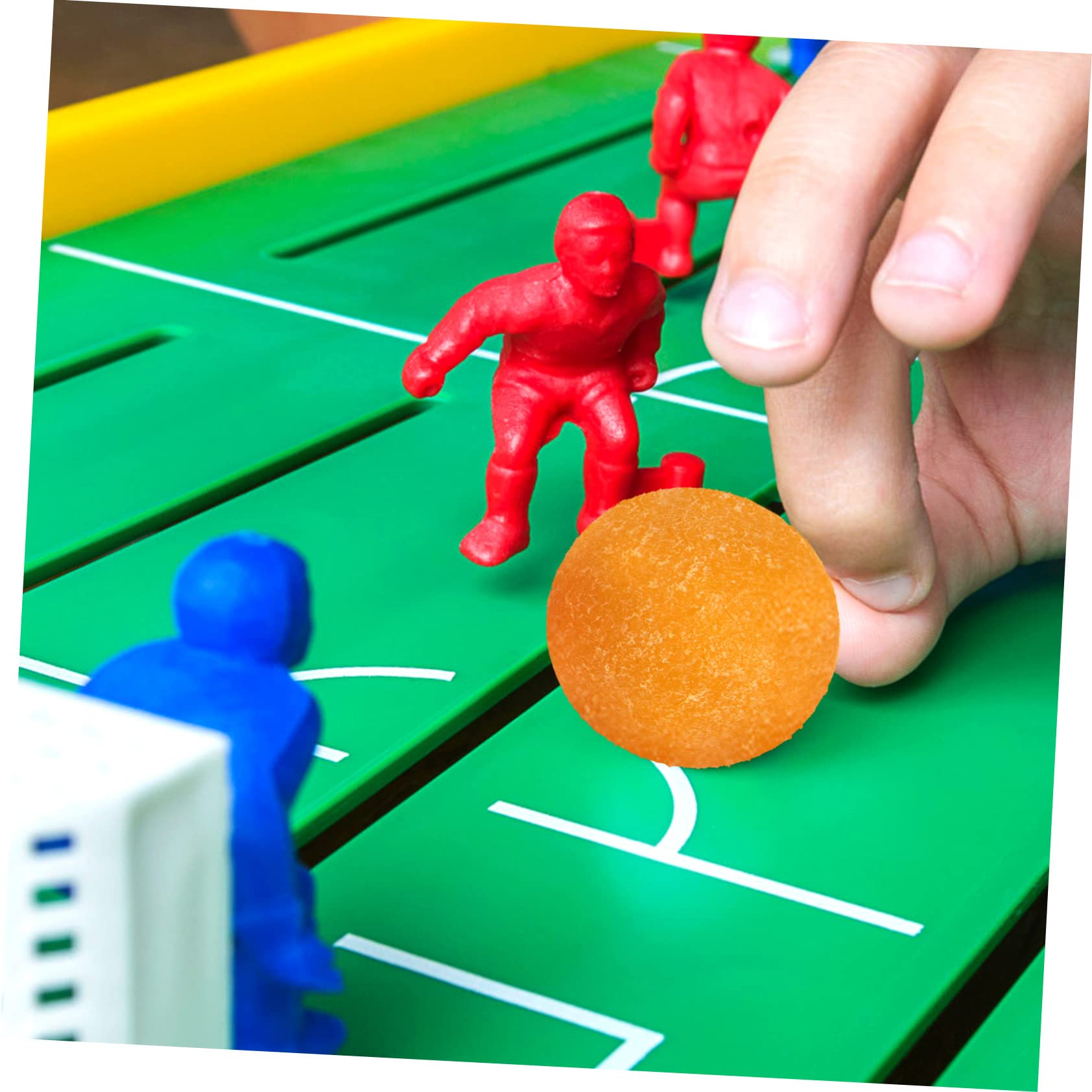TOYANDONA Bolas De Fútbol De Adultos Accesorios Futbolín Superficie Satinada Compatible Escritorio Y Actividades Recreativas 4 Piezas X 4