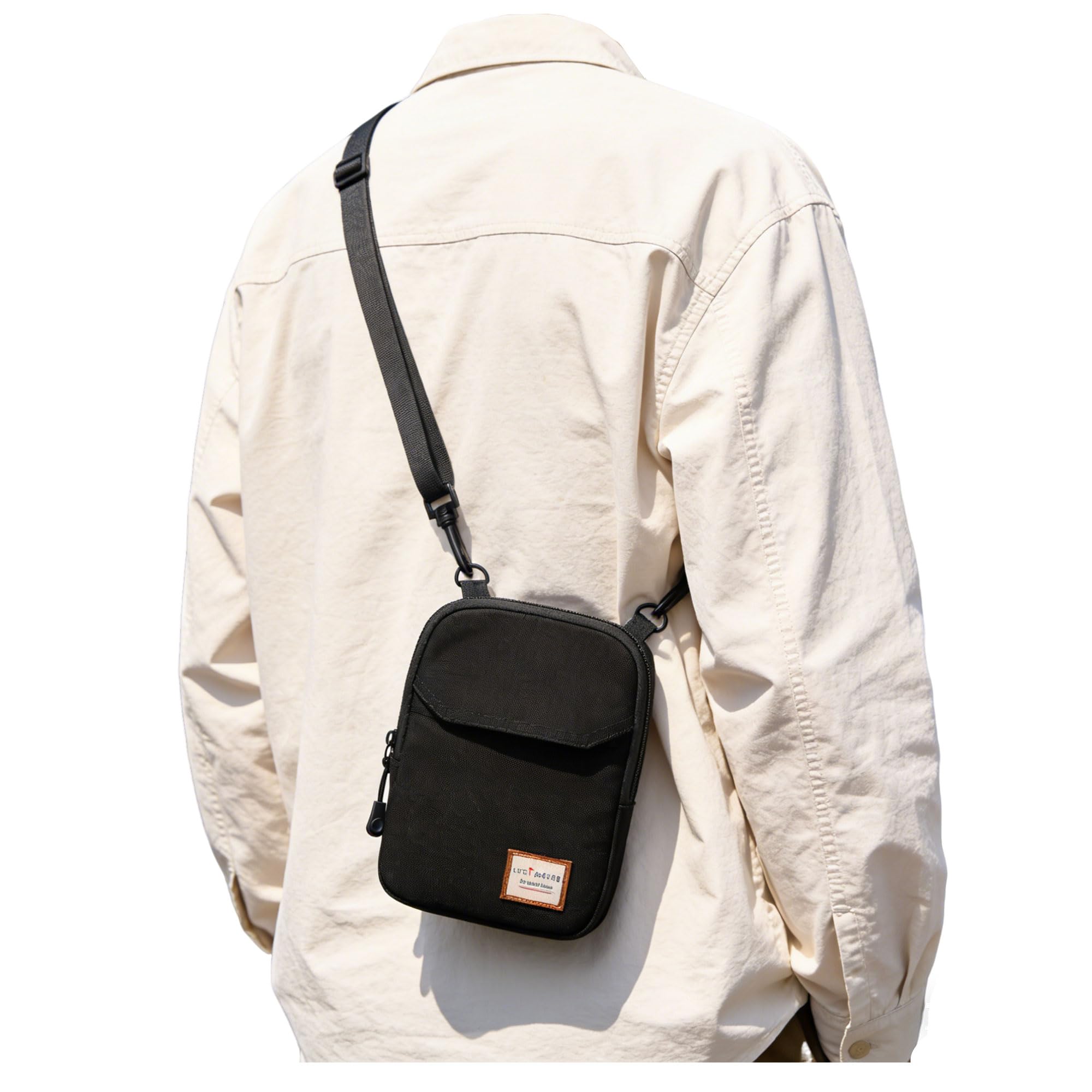 SEAFEW Mini Crossbody Bag Shoulder Bag for Men, Small Messenger Satchel Bag for Women