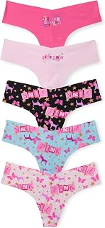 Victoria's Secret PINK Women's No Show Thong Underwear