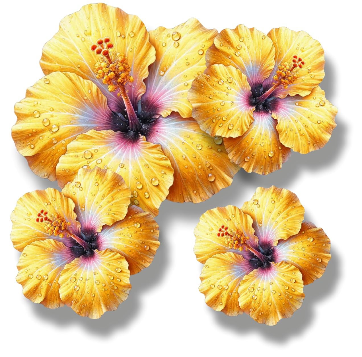 x9 Colourful Daisy Flower Vinyl Sticker, Floral Decal Cover up Marks, Multi-Purpose Ideal for Bin, Car, Laptop, Bike, Wall, Dustbin. Camper Van & More. Weatherproof & Vibrant. (Colourful Daisy) — view 17