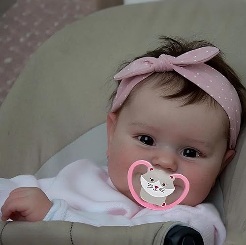 Miniatura 19 de iCradle Lovely Real Look Reborn Baby Doll Girl - Muñeca de silicona de 20 pulgadas con pelo rubio arraigado, juguete realista para niños pequeños a