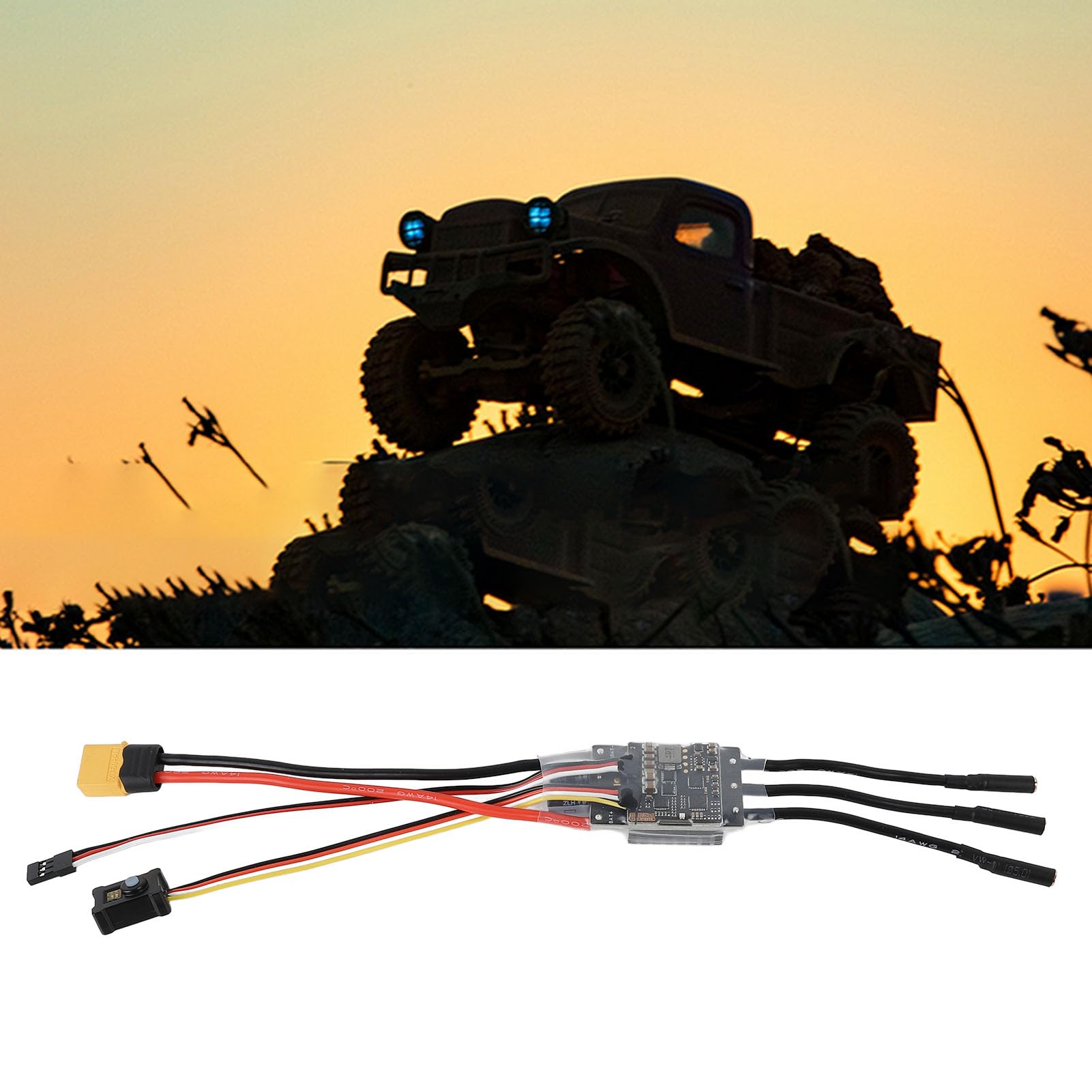 ESC sin Escobillas RC con Corriente Continua de 80A