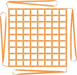 Cargo Lifting Nets Safety Lifting Net Straps 300 KG High Load Capacity Polyester Sling Hoisting Net Mesh Cargo Lifting Nets for Loading and Unloading Cargo