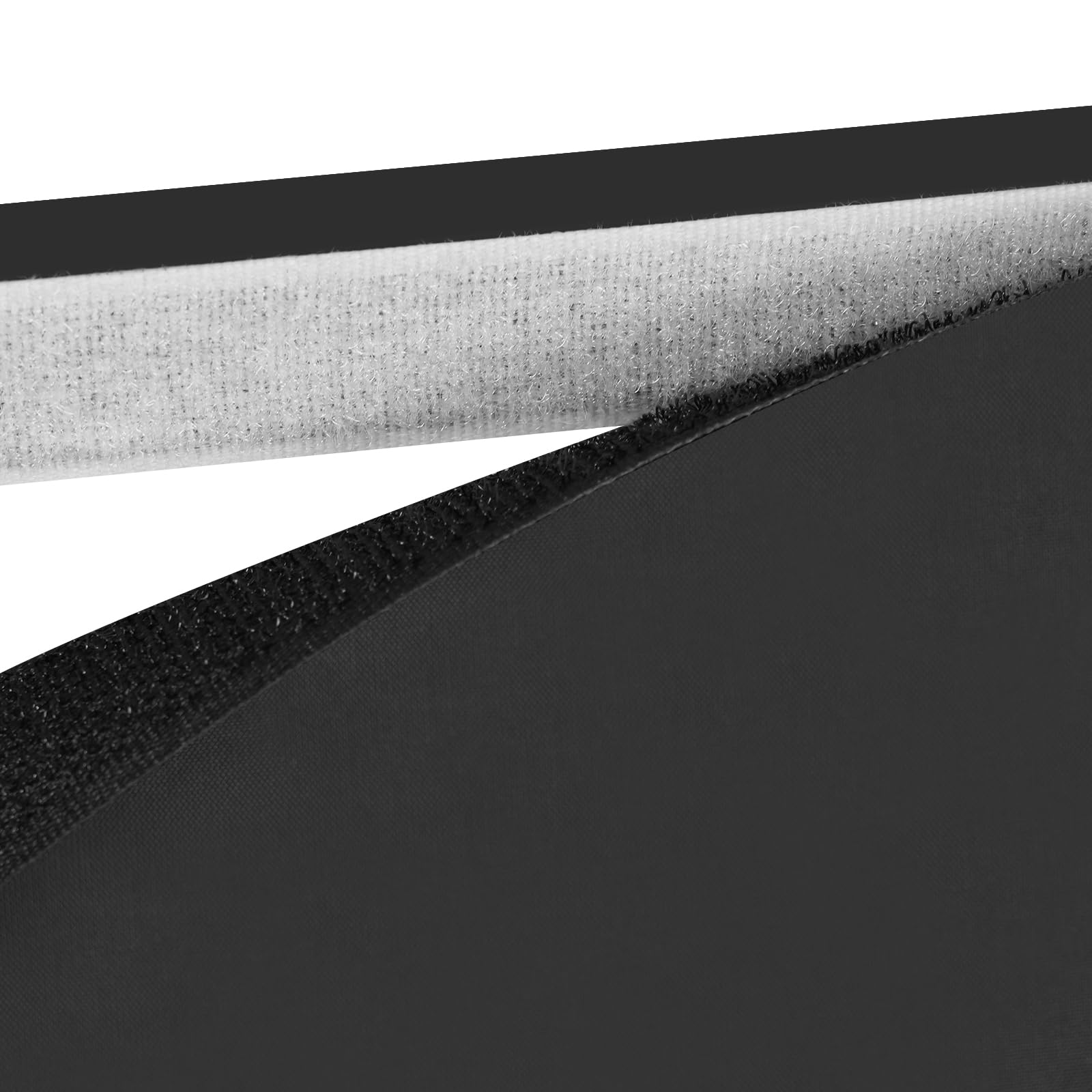 Écran de DJ 4 segments - Panneaux pliables - Pour pupitre de DJ - Support de DJ pliable et mobile - Noir