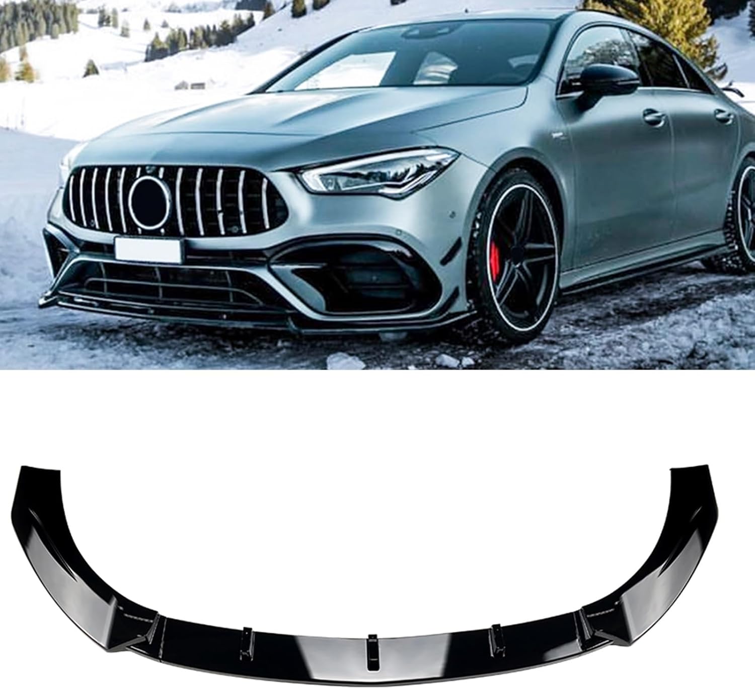 リアウィング トランク フロントバンパースプリッターリップ クラス C118 CLA45 用 AMG 2019-2022 のみ 4