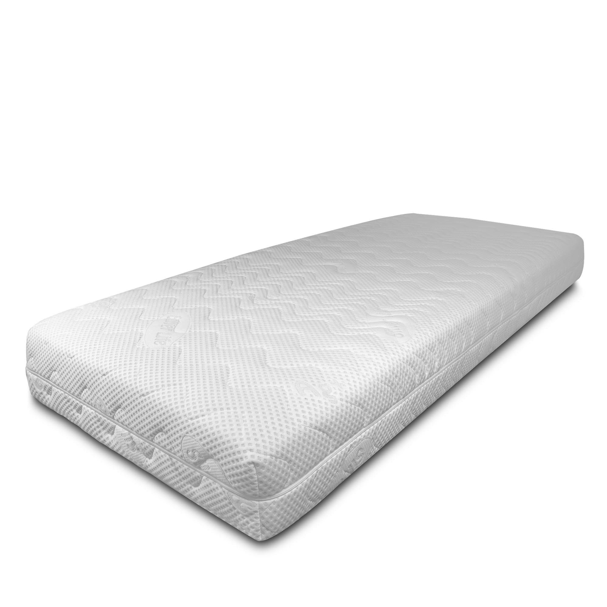 BONEX Matratzenbezuge SilevrGuard 90x200 19-21, Weißsilber
