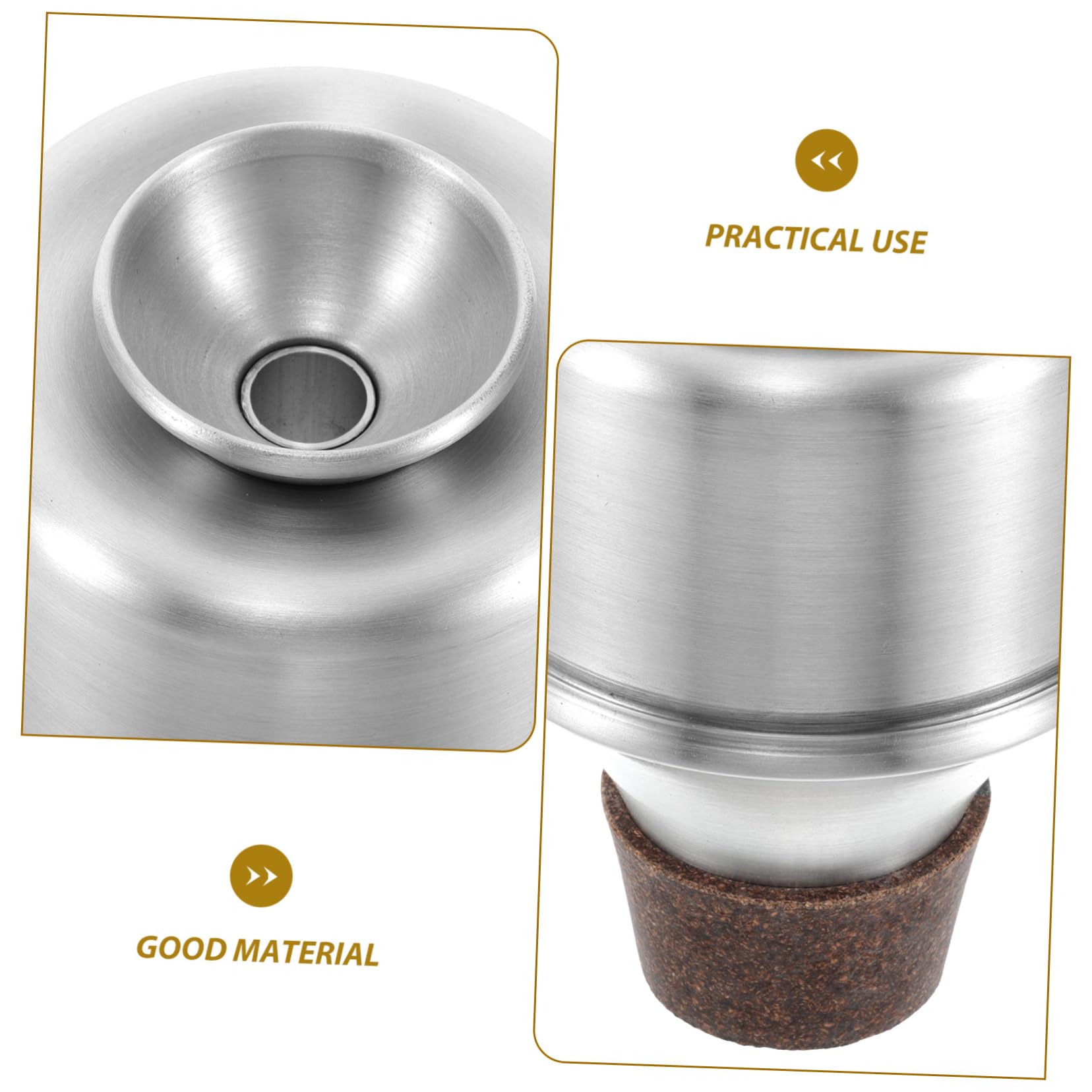 Garneck Sordina Per Tromba in Metallo Accessorio Per Strumenti Musicali Ricambio Per Tromba in Lega Di Alluminio Sordina Dritta