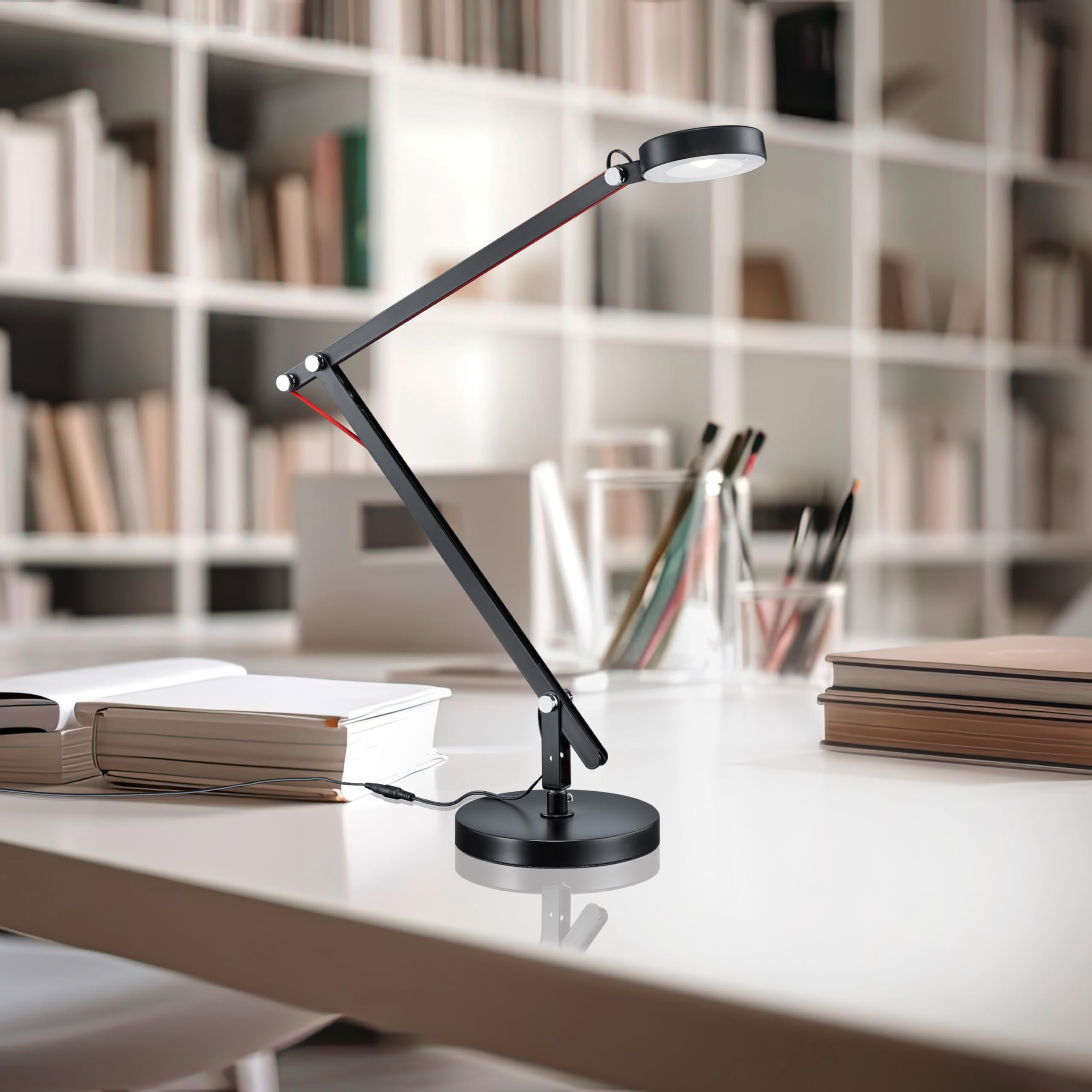 Trio Leuchten LED Tischleuchte Amsterdam 527920102, Metall schwarz, 1x 5 Watt |