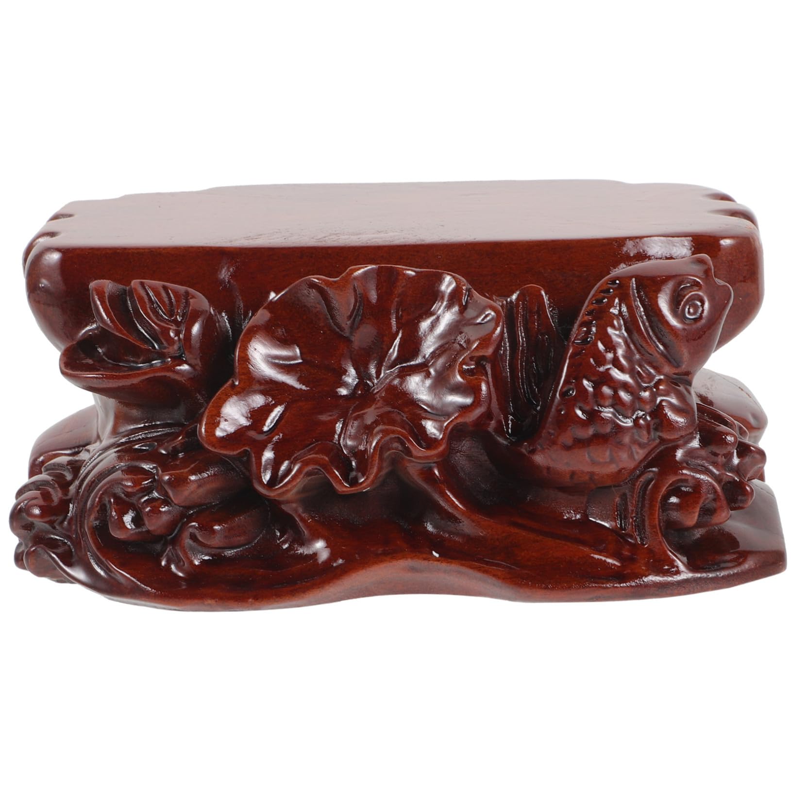 Socle pour statues de Bouddha stable en bois contre les chutes