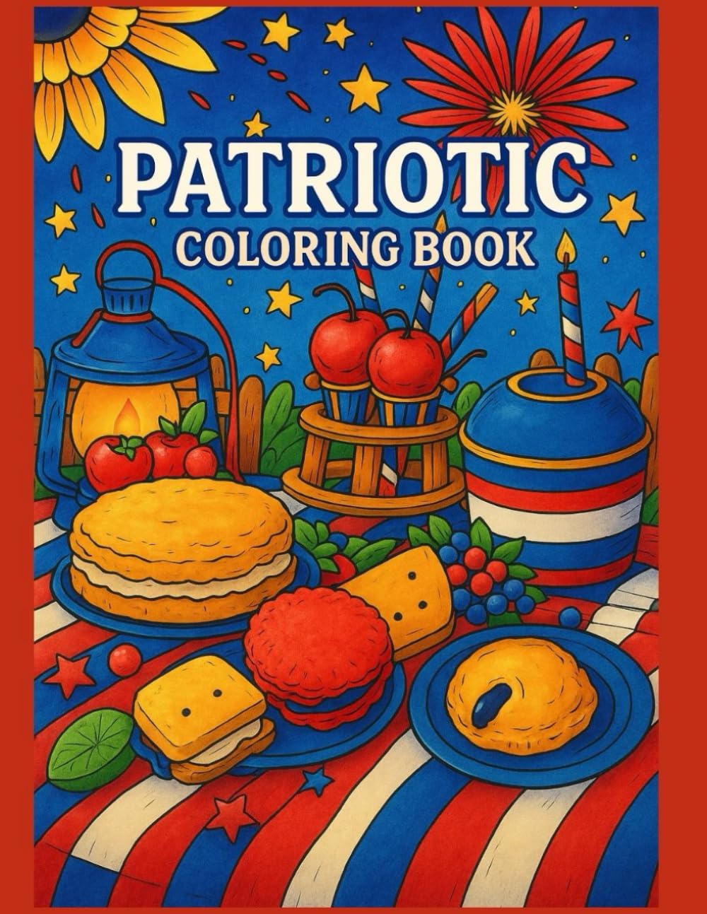 Patriotic Coloring Book: Fourth of July Fun and Fireworks