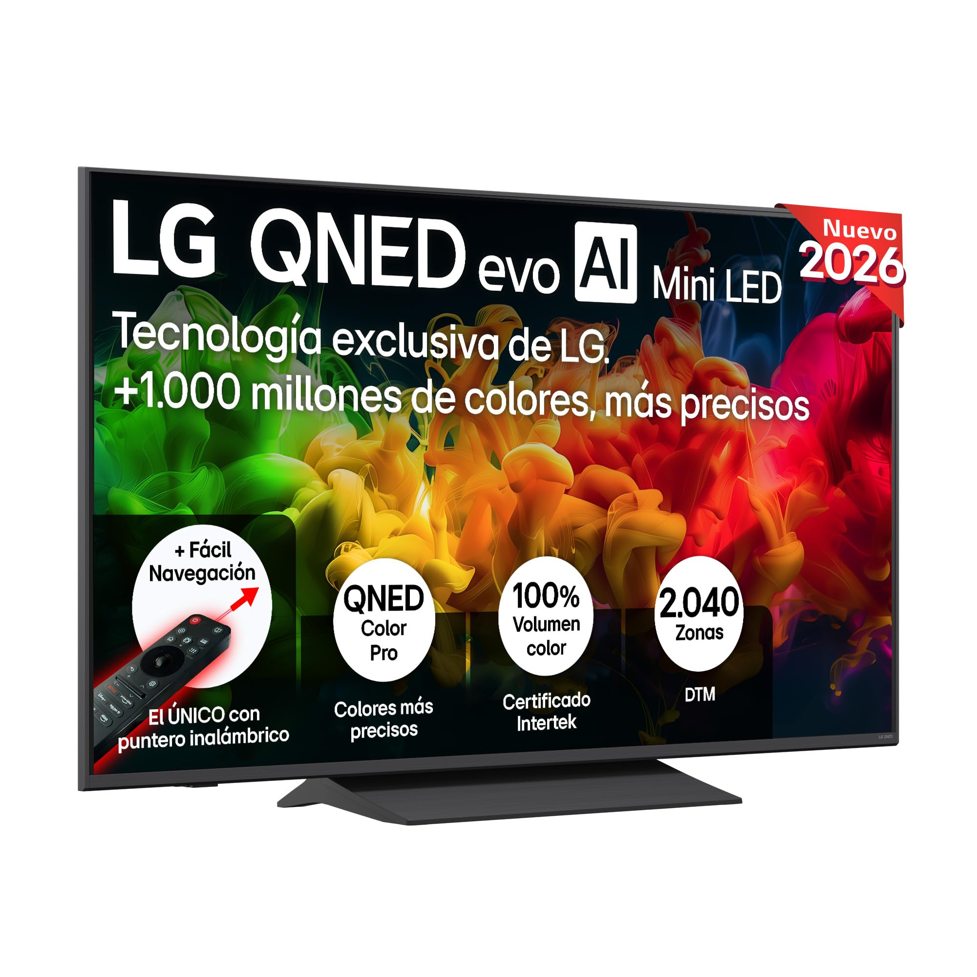 LG TV QNED Evo (2026) 55" QNED MiniLED 4K UHD - 55QNED81B6A.AEU