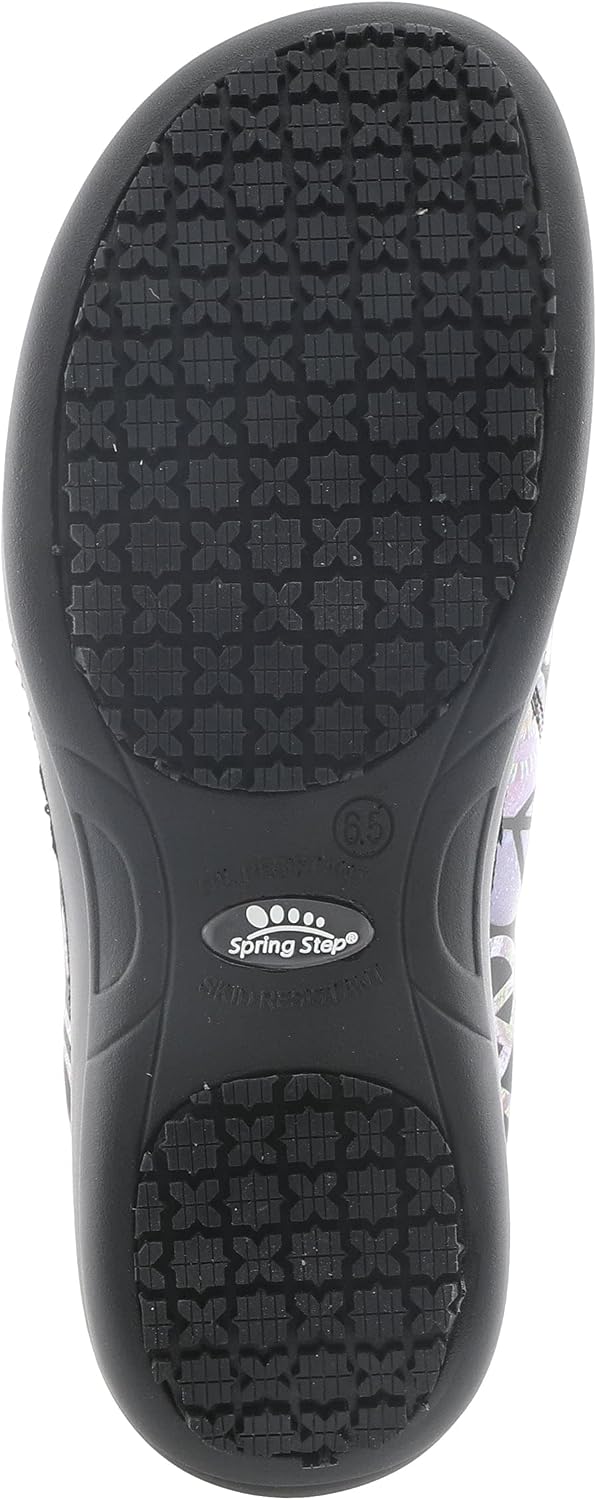 Spring Step Professional Winfrey-Peace Women's Slip-on Shoes with Oil and Skid Resistant Comfort