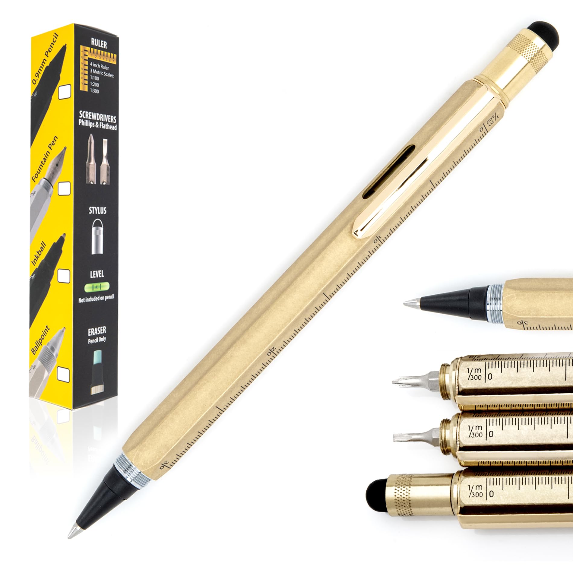 Monteverde Tool Pen Serisi MV35482 RB Multifunction Gold Roller Kalem