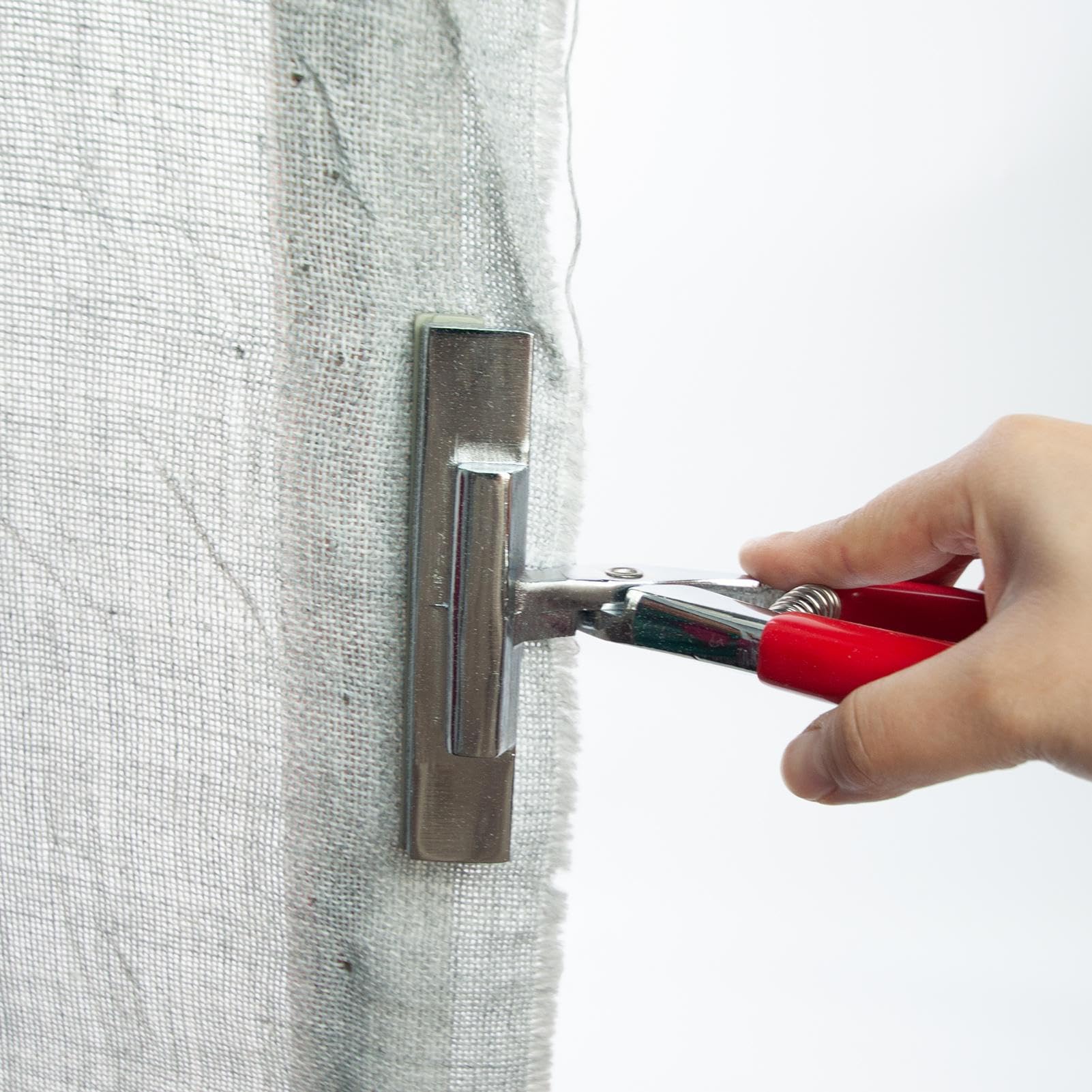 Pinza per tele per tessuti tufting – morsetto professionale per tessuto con ampia apertura, strumento per manico in metallo durevole | design con impugnatura a molla forte morsetto per inquadrare