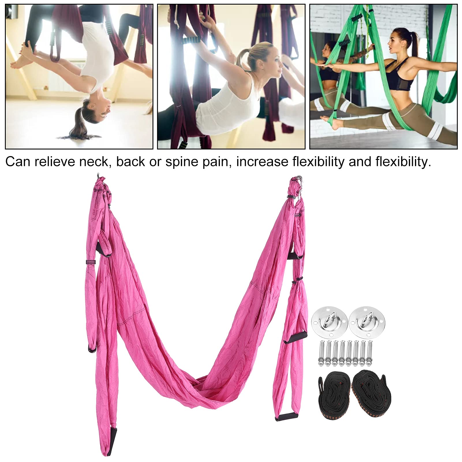 Amaca yoga Aerial Yoga altalena in nylon, set fitness anti