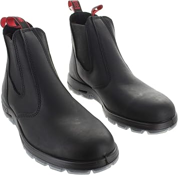 Redback UBBK Easy Escape Slip-On Soft Toe Black Redback Boot Size UK10  US11
